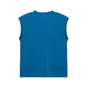 2025 High Quality <b>Men's</b> <b>Gym</b> Tank Top Breathable Poly Cotton Anti-Bacterial Quick Dry Customizable Sports Training <b>Vest</b> - Product Image 2
