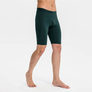 Pantalones cortos de motociclista de alta calidad para hombre, venta al por mayor, MOQ bajo, pantalones cortos lisos para hombre, pantalones cortos de Ciclismo de motorista con estampado de logotipo personalizado para hombre - Product Image 4