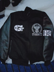 Veste universitaire en laine, veste varsity, veste varsity brodée en simili cuir et laine, veste varsity en pure laine de mouton pour hommes - Product Image 5