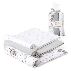 SWADDLES 80X80-Mod. Paquete de 3 mantas grises Paracadisto - Product Image 1