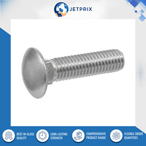 Prix compétitif Origine Inde Qualité standard d'exportation Haute résistance à la traction Acier durable Boulons de chariot de qualité supérieure à vendre - Product Image 2