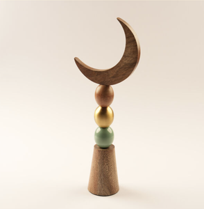 Estilo elegante árabe creativo decoración del hogar Ramadán Eid decorativo Minaars calidad estándar diseño de madera mezquita Luna minaretes - Product Image 2