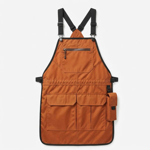 Durable Hiking Utility <b>Apron</b> Outdoor Camping Trekking <b>Work</b> <b>Apron</b> Adjustable Straps With Practical Gear Storage Pockets - Product Image 1