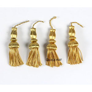 Borlas de alambre de lingotes personalizadas de alta calidad, venta al por mayor, flecos de cuentas de seda decorativos, borla de lingotes de alta calidad - Product Image 4