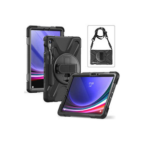 Funda Protectora Netzy para Galaxy Tab S10 Lite Zore Defender, Funda de Silicona Negra para Tablet con Detalles en TPU, PU, PC y Cuero Sintético - Product Image 4