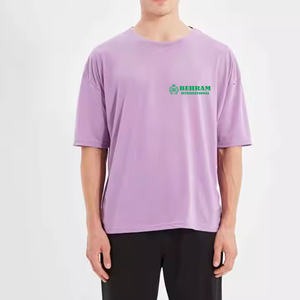 Men's Custom Brand Logo Front Printed Anti-Wrinkle Quick Dry T-<b>Shirt</b> 2025 Plus-size Regular Fit <b>100</b>% <b>Polyester</b> - Product Image 2