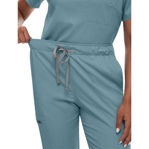 Asequible al por mayor Scrubs uniformes conjuntos Médicos Enfermeras médico Hospital Jogger Scrub trajes personalizados de algodón de talla grande 2025 - Product Image 2