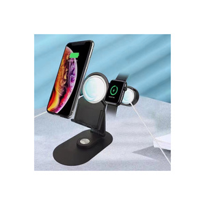 Base de Carga Inalámbrica Netzy SAFA SX08 para Teléfono/Reloj Inteligente, 10W, con Compartimento de Carga, Color Blanco, Garantía de 2 Años - Product Image 1