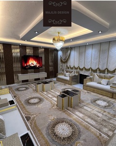 Arabic Majlis <b>Moroccan</b> Design Living Room Furniture Set 40cm Sitting Height Includes <b>Sofa</b> Wool Carpet Curtain Table FULL Home - Product Image 2