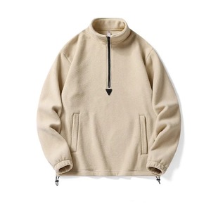 Half Zipper Custom Hoodie Sweatshirts Wholesale Half Zip Hoodie Sweatshirts Hoodies Men Full Sublimated <b>Boys</b> - Product Image 5