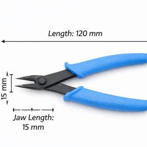 Alicates de Corte Profesional de Acero Inoxidable para Joyería, Alicates de Corte Recto para Fabricación de Joyas - Product Image 2