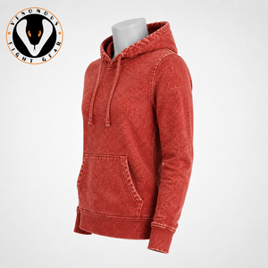 Sweat à capuche pour femme effet délavé vintage, tissu confortable et coupe décontractée pour la mode quotidienne et le streetwear urbain - Product Image 4