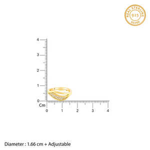 แหวนเพชรสีทอง - Product Image 4