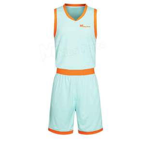 Tenue de basketball pour hommes, anti-UV, respirante, séchage rapide, design de logo personnalisé, vêtements de sport, kit d'équipe, 100% polyester - Product Image 1