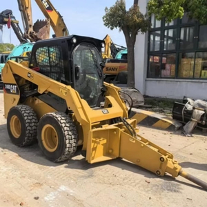 2024 CAT 246D Chargeur sur roues compact avec mulcher MINI chargeuse sur pneus Cat avec 1 an de garantie sur les engins - Product Image 1