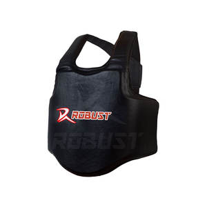 Protection corporelle de boxe professionnelle, protège-poitrine en cuir de vache pour MMA, karaté, taekwondo, équipement d'entraînement avec logo personnalisé - Product Image 2