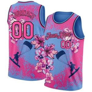 Nueva camiseta Hawaiana de baloncesto para hombre, camiseta sin mangas de verano, chaleco de playa Tropical, equipo deportivo de baloncesto, camisetas sin mangas de malla - Product Image 5