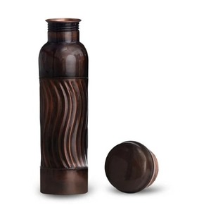 Artículo Más Vendido en 2025: Hormiga. Botella de Cobre Wave de 650 ml, Disfruta de la Ola de Hidratación con el Ant. Botella de Cobre Wave, Frasco de Cobre - Product Image 1