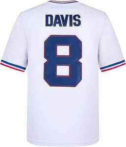 Maillot de baseball col en V personnalisé de haute qualité OEM, noir, grande taille pour hommes, respirant et anti-humidité, 100 % polyester, ODM - Product Image 5