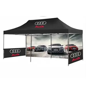 Custom Logo Aluminum Frame Waterproof Tent 10x10 10x15 10x20 Gazebo Pop Up Canopy Advertising Event Outdoor Trade Show Tents