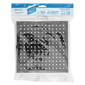 Master con 12 unità ABS doccia quadrata 8 'finitura cromata senza braccio, Foset - Product Image 2