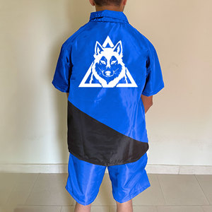 T-shirt à double fermeture éclair Fabrication sur mesure Haute qualité 100% coton Chemises décontractées à double fermeture éclair à manches courtes pour hommes - Product Image 5