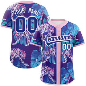 Maillot de baseball dégradé adulte de haute qualité Design professionnel avec des techniques imprimées respirantes et grande taille - Product Image 6