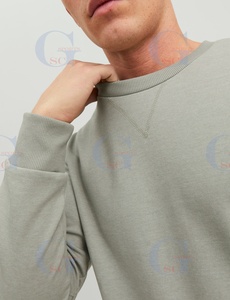 Top Trending Mens Sweat Shirts with High Quality Fleece <b>Material</b> Custom Made Blank Sweat Shirt Single Color Plain Sweat Shirt - Product Image 4