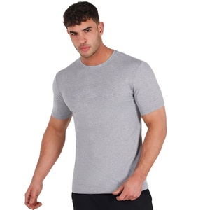 T-shirt basique pour homme respirant en coton 100% avec col rond, tissu doux, indispensable au quotidien, impression de logo personnalisée - Product Image 4