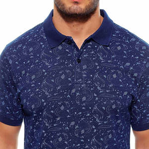 Polo sublimado de calidad superior de manga corta para hombre de La mejor moda del último diseño - Product Image 5