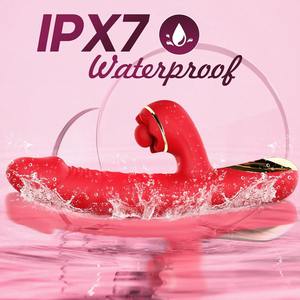 Nueva llegada Slap Dildo Vibrador Telescópico Swing Vibrador Masturbación femenina Stick Productos sexuales para adultos - Product Image 6