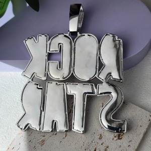 Custom 10K Yellow Solid Gold Miami Cuban Link Necklace 20KT Diamond <b>Chain</b> VVS Moissanite Rappers Bezel Setting Man's Gift Idea - Product Image 2