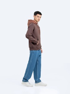 เสื้อมีฮู้ดแบบสวมหัวผ้าฝ้าย100% สำหรับผู้ชายฤดูหนาวพิมพ์ลายดิจิตอลคุณภาพสูง - Product Image 6