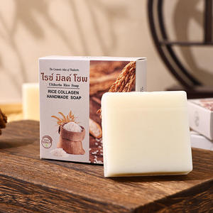 Nature Handmade Olive Oil Skin Whitening Bar <b>Soap</b> Collagen Rice <b>Soap</b> for Oily Skin Brightening Face <b>Soap</b> - Product Image 5
