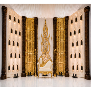 Décoration de scène pour la cérémonie de mariage tamil Nichayathartham, scène de mariage sud-indienne, scène de mariage tamil gracieuse, scène Manavarai - Product Image 1