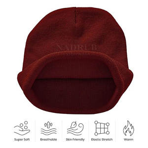Cómoda fabricación profesional diseño personalizado Beanie sombreros bajo precio bordado Beanie sombreros - Product Image 5