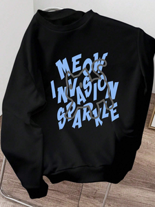 Maillot tricoté OEM de haute qualité hommes pull à col rond sweats unisexes sweat surdimensionné hommes? - Product Image 6