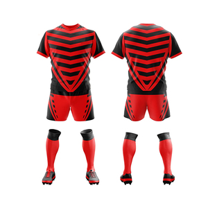 Uniformes de Rugby Deportivos Unisex con Diseño Personalizado, Conjuntos de Camisetas Sublimadas OEM con Tela Transpirable Antibacteriana - Product Image 3