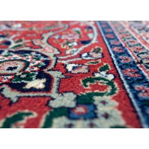 Alfombras de Lana Anudadas a Mano Aalam, Diseño Floral y Abstracto en Rojo y Naranja, Rectangulares de 9x12, para Entrada y Sala de Estar, Pae-5466 - Product Image 3