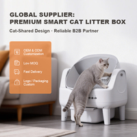 Caja de Arena Robótica OEM con Control por Aplicación, Autolimpieza, Sensor de Seguridad, Gran Capacidad, para Múltiples Gatos, Caja de Arena Inteligente para Fabricantes