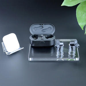 Présentoir en acrylique personnalisé de style écouteurs, conçu pour la fonctionnalité et l'élégance, parfait pour les paramètres de vente au détail - Product Image 1