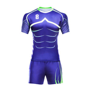 Uniforme de Rugby de alto rendimiento para hombres y ropa deportiva transpirable de ajuste cómodo Uniforme de Rugby de estilo de tendencia superior - Product Image 3