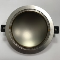 TAIMEI (YUHUI) Diaphragme de remplacement de compression en titane 74.5mm Core Tweeter Voice Coil pour la restauration du haut-parleur 74.46mm