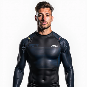 Vêtements de MMA sublimés en gros de protège-éruptions cutanées personnalisés de qualité supérieure pour les sports de combat compétitifs et l'entraînement physique - Product Image 4