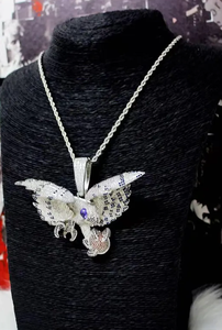 จี้เพชรโมอิส925สีเงิน VVS hip hop ตัวอักษรสไตล์ฮิปฮอปผ่านเพชรทดสอบเสน่ห์ - Product Image 3