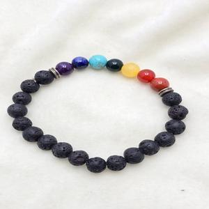 Wholesale AAA-Grade Engraved seven <b>chakra</b> <b>bracelet</b> Crystal <b>Bracelet</b> Natural Gemstone Crafts Healing Pattern Starch - Product Image 3