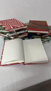 สมุดโน้ตปกกระดาษลายหินอ่อนทำมือสั่งทำในธีมคริสต์มาสด้วยกระดาษทำด้วยมือฝ้ายสำหรับขายต่อ - Product Image 2