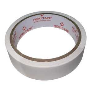 Hoki 24mm X 10 yardas 80mic doble cinta tejido acrílico para una sujeción fuerte fácil de rasgar montaje confiable para manualidades decoraciones limpias - Product Image 1