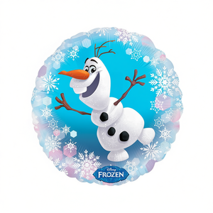 Ballon en feuille d'aluminium Olaf 43 cm, décorations de fête sur le thème de La Reine des Neiges - Product Image 2