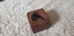 แหวนผ้าเช็ดปากไม้ทำมือ เป็นมิตรกับสิ่งแวดล้อม สไตล์วินเทจ ชุดตกแต่งโต๊ะอาหาร ผลิตจากอินเดีย สำหรับงานแต่งงาน งานฝีมือ - Product Image 3